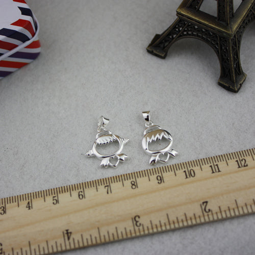 Sterling Silver Tiny Boy Girl Charm Pendant S925 Finding