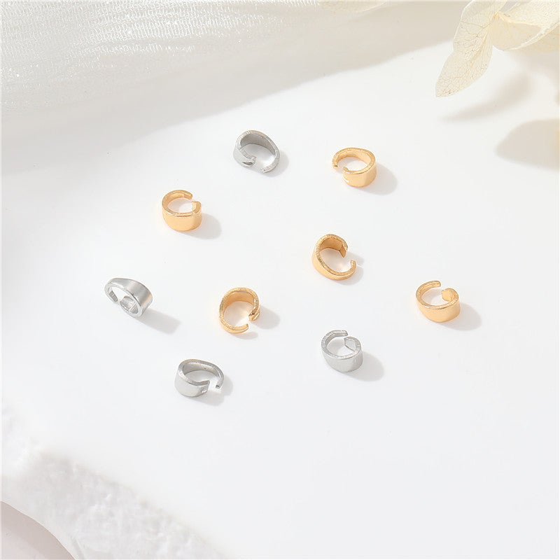 10 glänzende Waterdrop Bails 14K GF Pendant Top Rings Connector