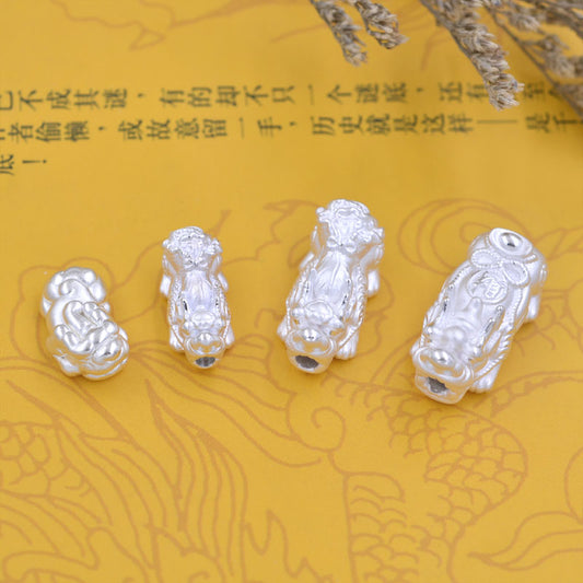 Sterling Silver Pixiu 貔貅 Bead Spacer S990 Finding