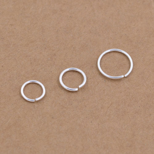 Sterling Silver Open Circle Round Jump Ring S925 Finding