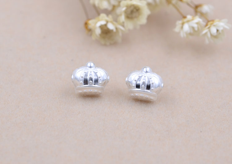 Sterling Silver Crown Bead Spacer S990 Finding