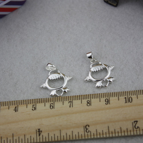 Sterling Silver Tiny Boy Girl Charm Pendant S925 Finding