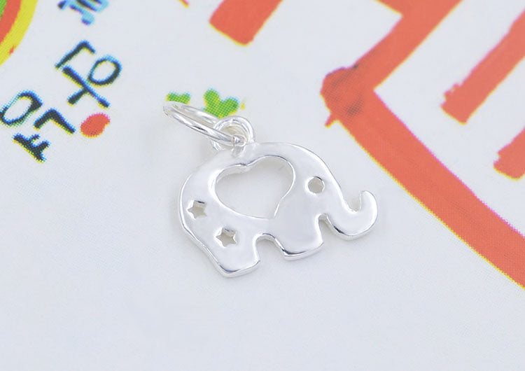 Charm-Anhänger „Kleiner Elefant“ aus Sterlingsilber, S925