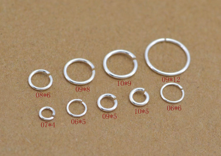 Sterling Silver Open Circle Round Jump Ring S925 Finding