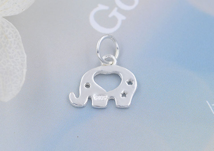 Charm-Anhänger „Kleiner Elefant“ aus Sterlingsilber, S925