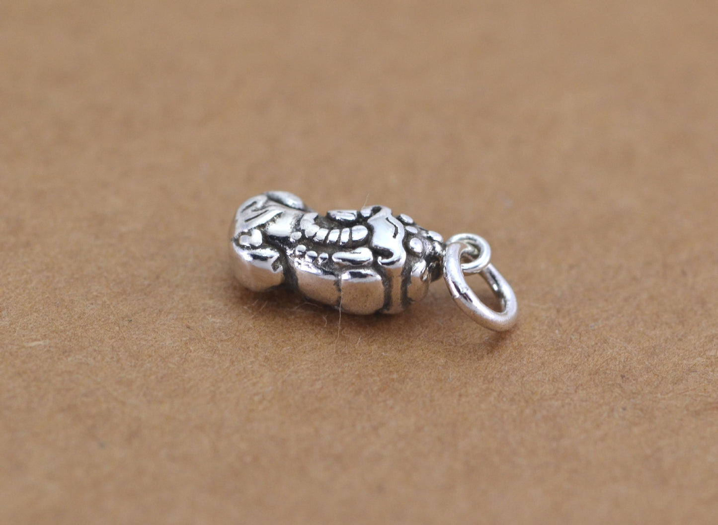 Sterling Silver Tiny Pixiu 貔貅 Charm Pendant S925 Finding