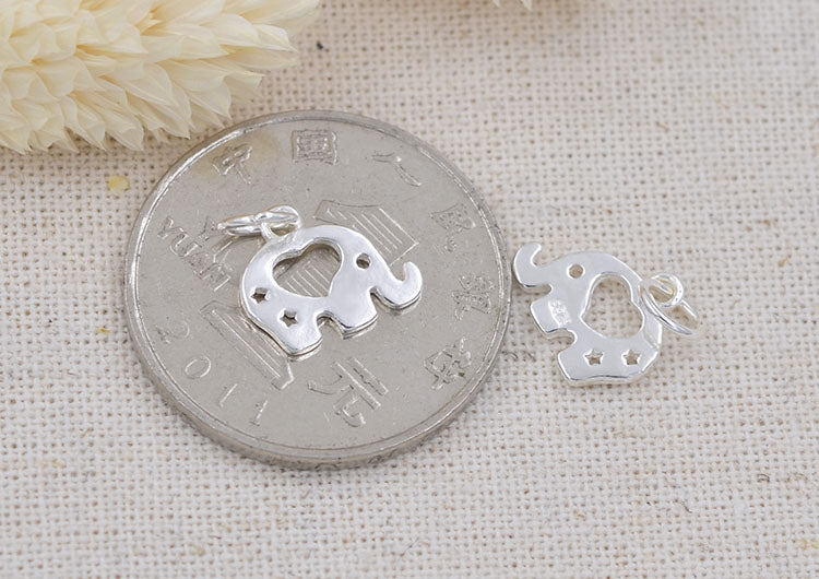 Charm-Anhänger „Kleiner Elefant“ aus Sterlingsilber, S925