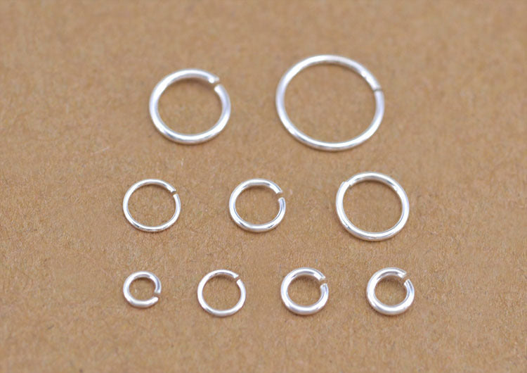 Sterling Silver Open Circle Round Jump Ring S925 Finding