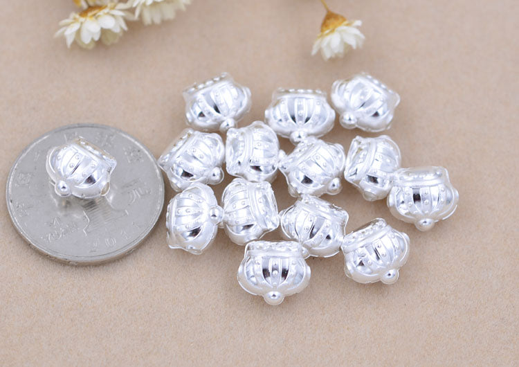 Sterling Silver Crown Bead Spacer S990 Finding