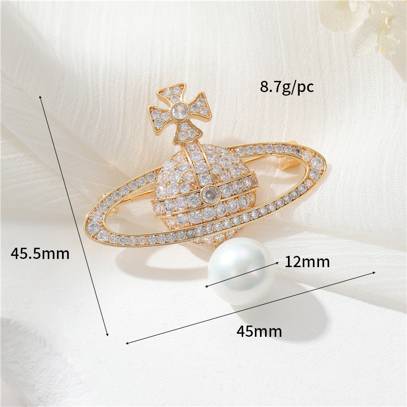 2 Blumenkrone Schmetterling Biene Brosche 14K GF Perle Muschel Strass verziert halb gebohrte Perle Perlenrohling