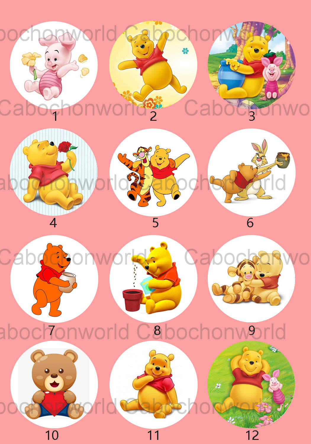 Pooh Bear Cabochon-Kollektion CWN0015