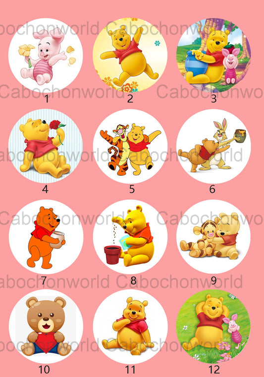 Pooh Bear Cabochon-Kollektion CWN0015