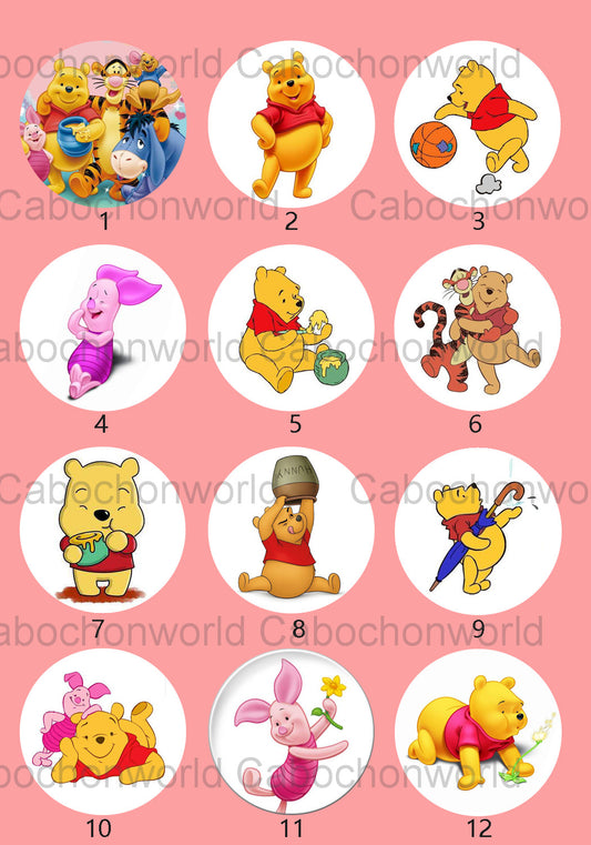 Pooh Bear Cabochon-Kollektion CWN0016