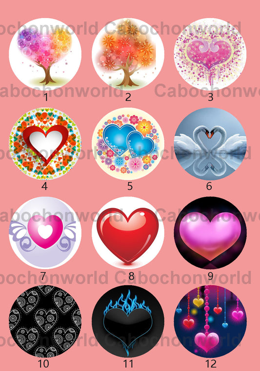 Heart Cabochon Collection CWN0020