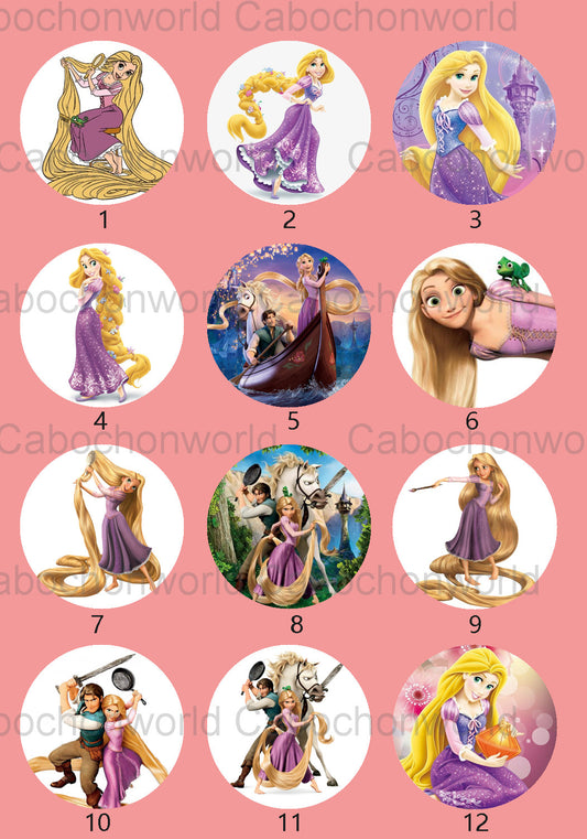 Verwirrte Rapunzel-Cabochon-Kollektion CWN0066