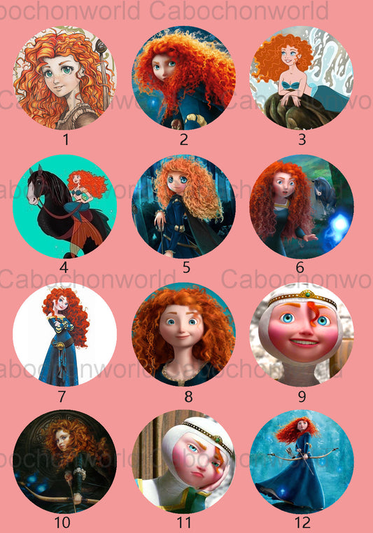 Brave Merida Cabochon-Kollektion CWN0067