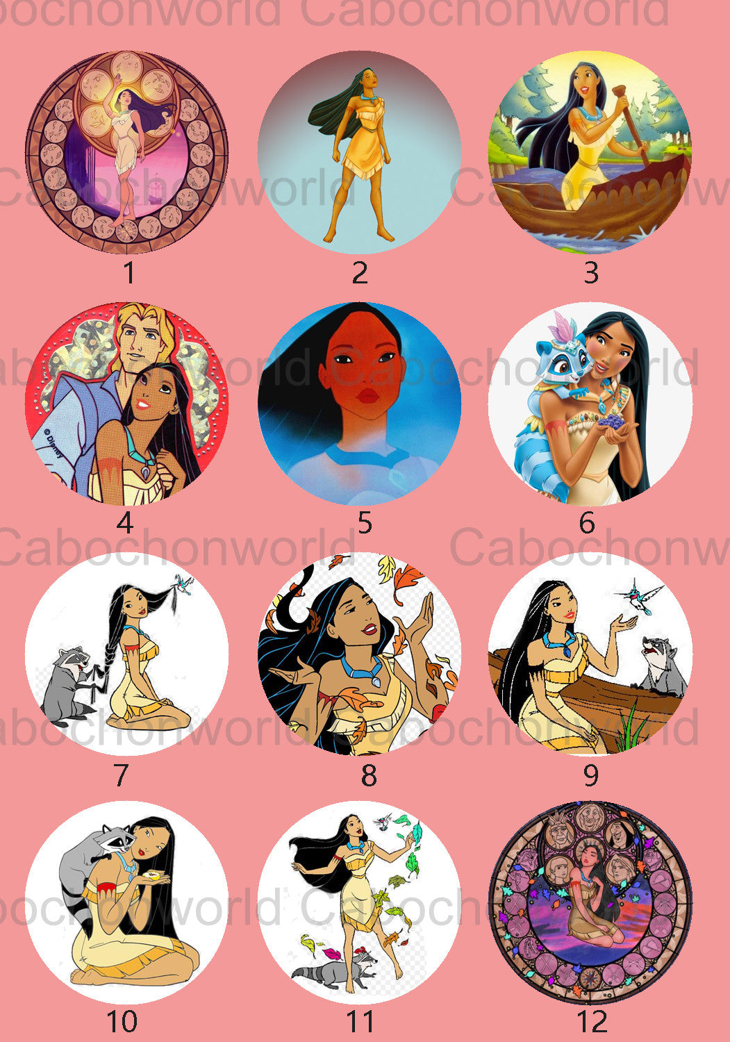 Pocahontas Cabochon-Kollektion CWN0074