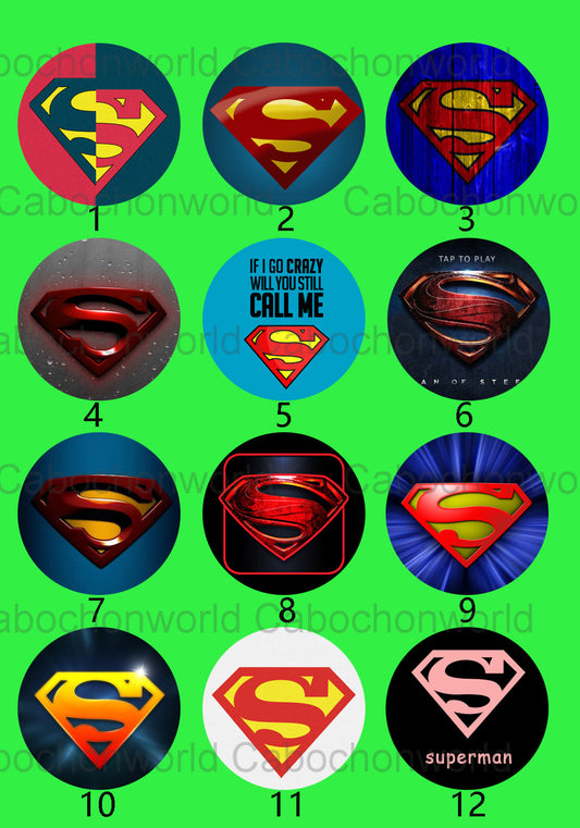 Superman Symbol Cabochon Collection CW0081