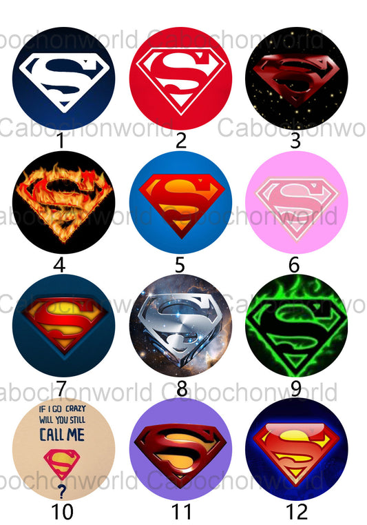 Superman Symbol Cabochon Collection CW0085