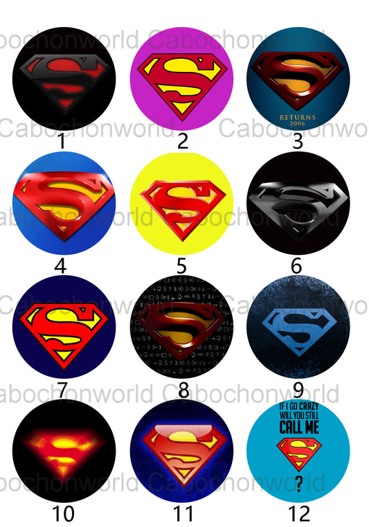 Superman Symbol Cabochon Collection CW0086