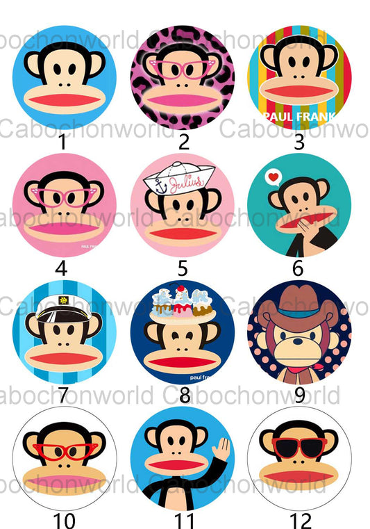 Cute Monkey Cabochon Collection CW0098