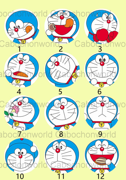 Lovely Doraemon Cabochon Collection CW0100