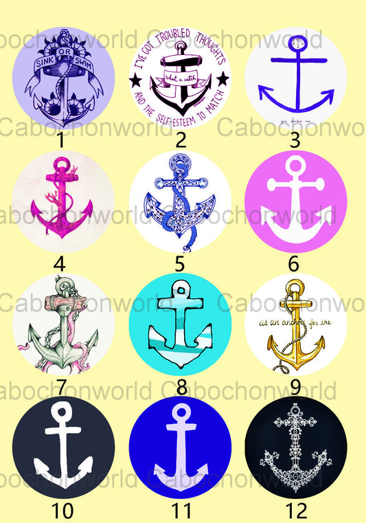 Anchor Various Cabochon Collection CW0117