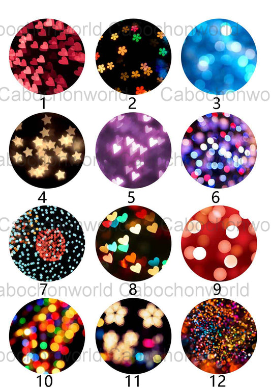 Sparkle Pattern Cabochon Collection CW0147