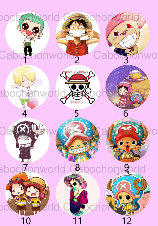 Comic One Piece Cabochon Collection CW0228