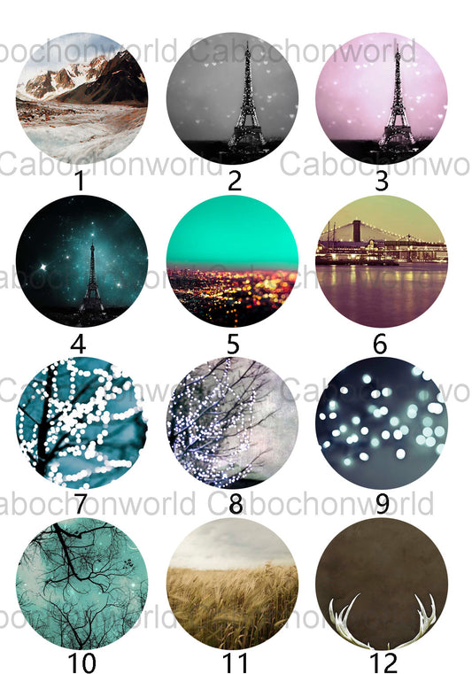 Beautiful Scenery Cabochon Collection CW0355