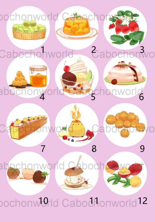 Dessert Cake Cabochon Collection CW0395