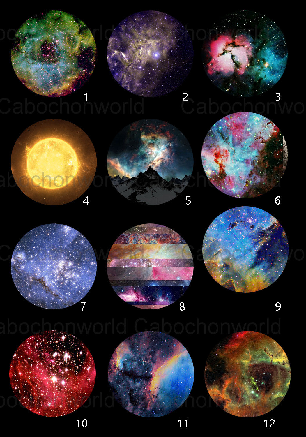 Galaxy Cabochon Collection CW0434