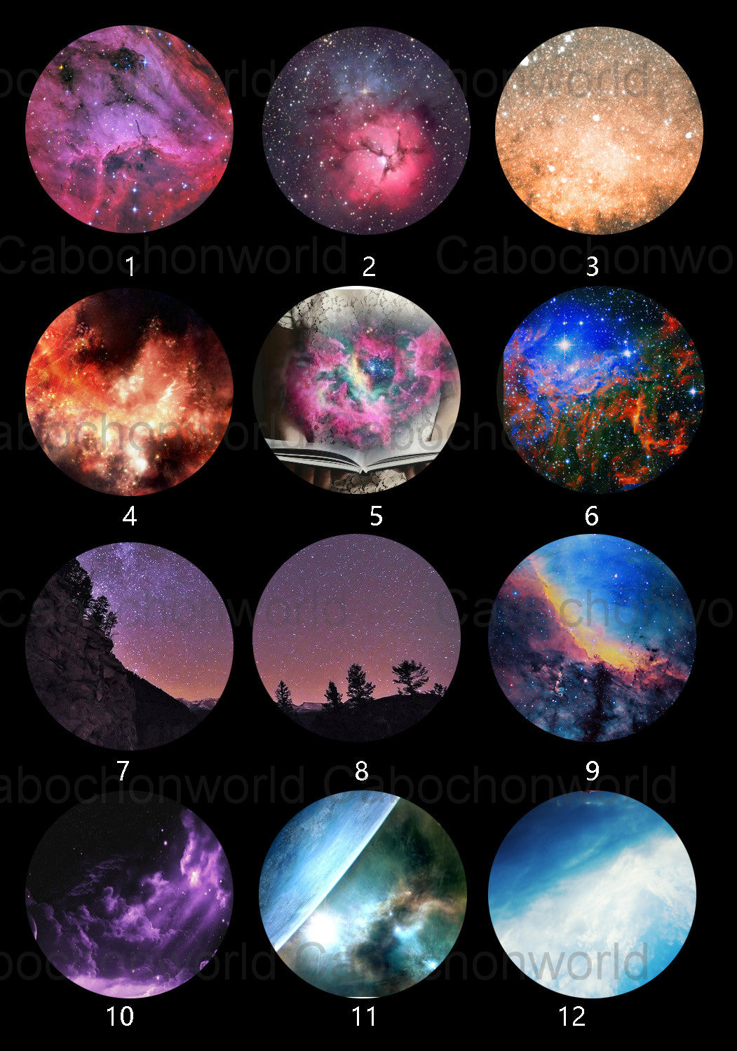 Galaxy Cabochon Collection CW0435