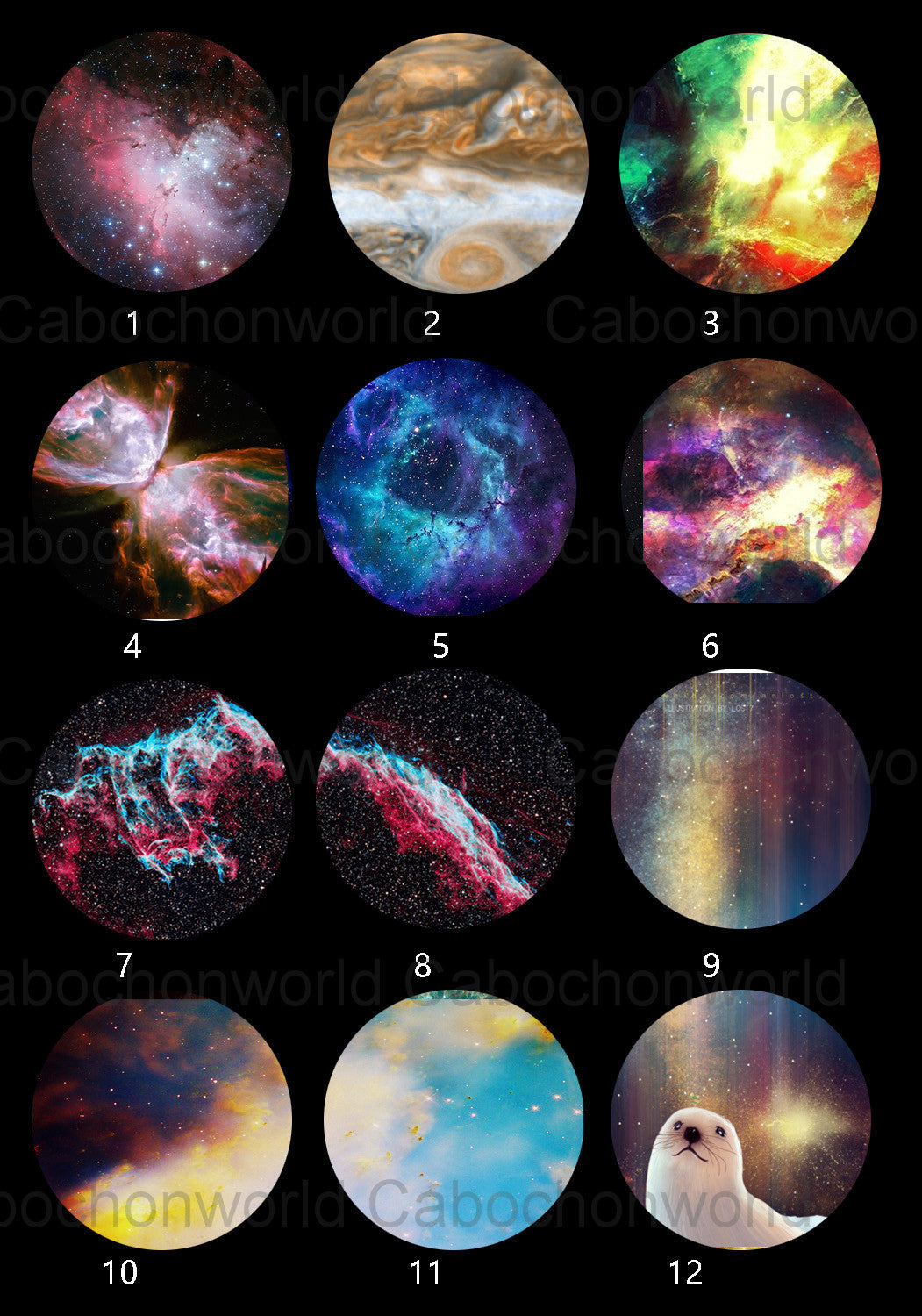 Collection Galaxie Cabochon CW0440