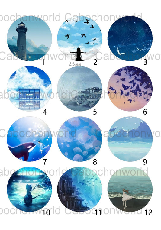 Beautiful Scenery Cabochon Collection CW0441