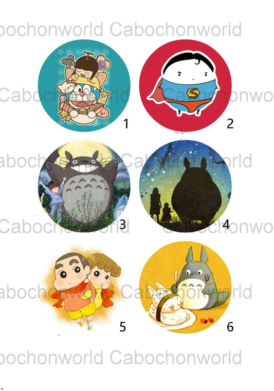 Various Cartoon Charactor Cabochon Collection CW0449