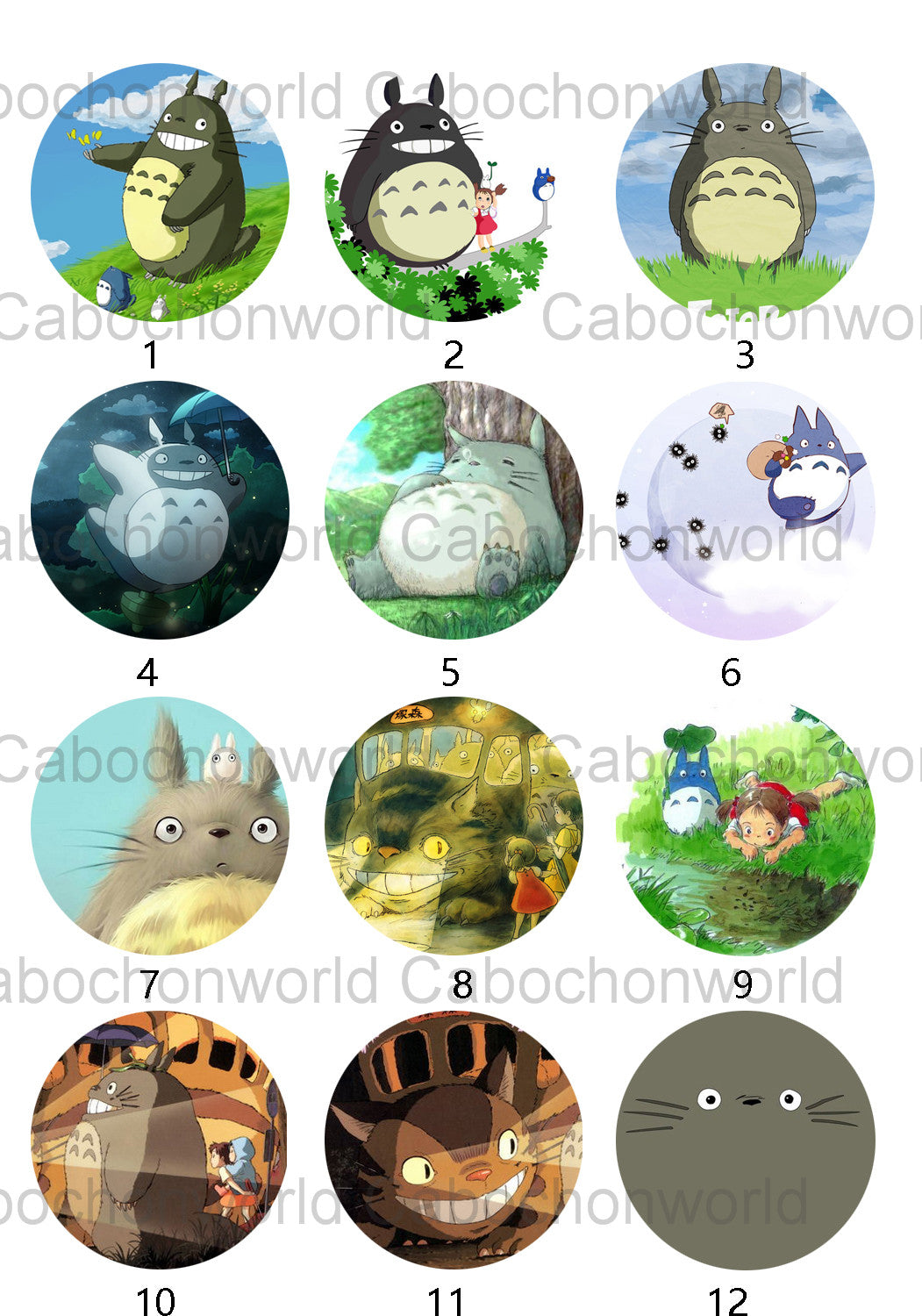 Totoro Cabochon Collection CW0482