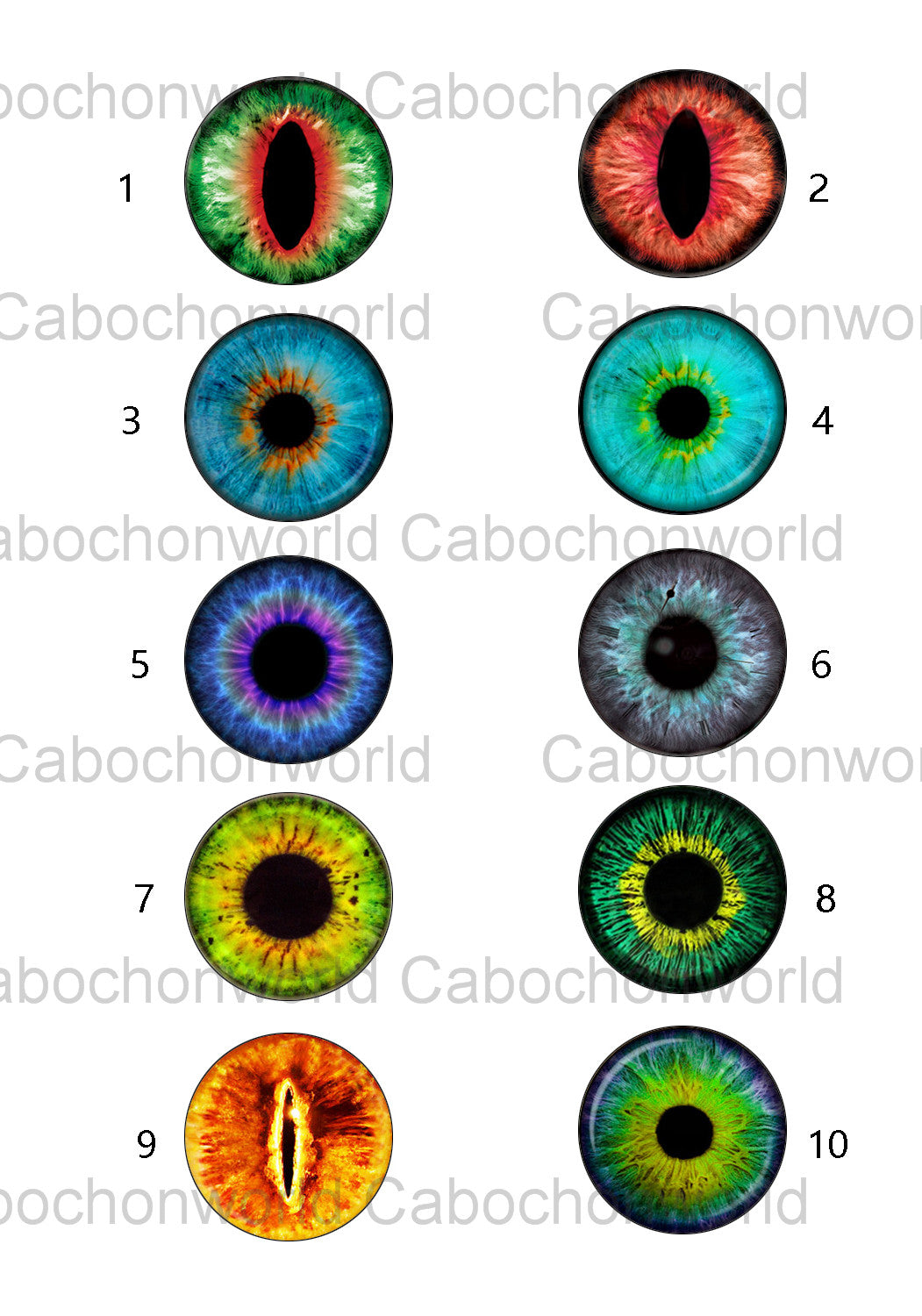 Eye Iris Cabochon Collection CW0550