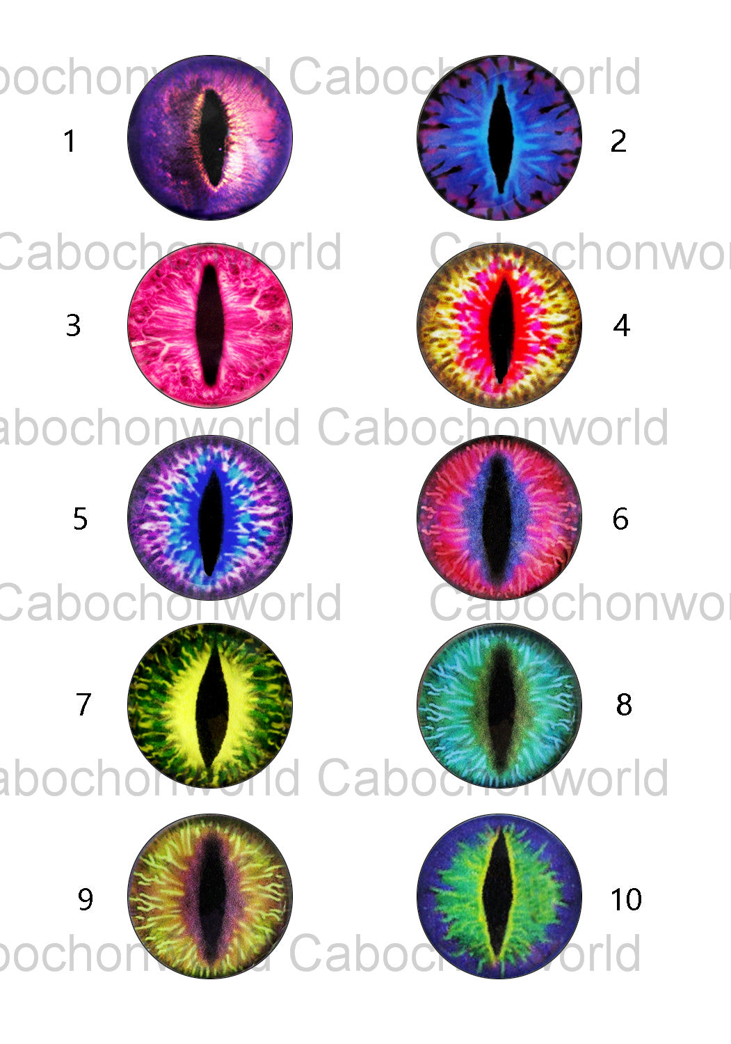 Eye Iris Cabochon Collection CW0551