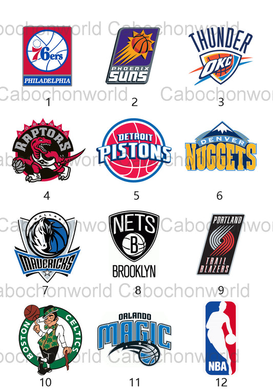 NBA Team Logo Cabochon Collection CW0565