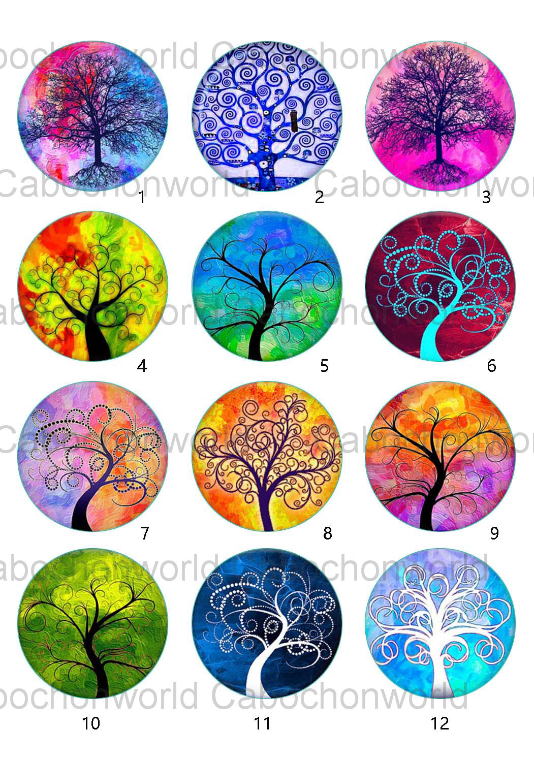 Magic Tree Cabochon Collection CW0571