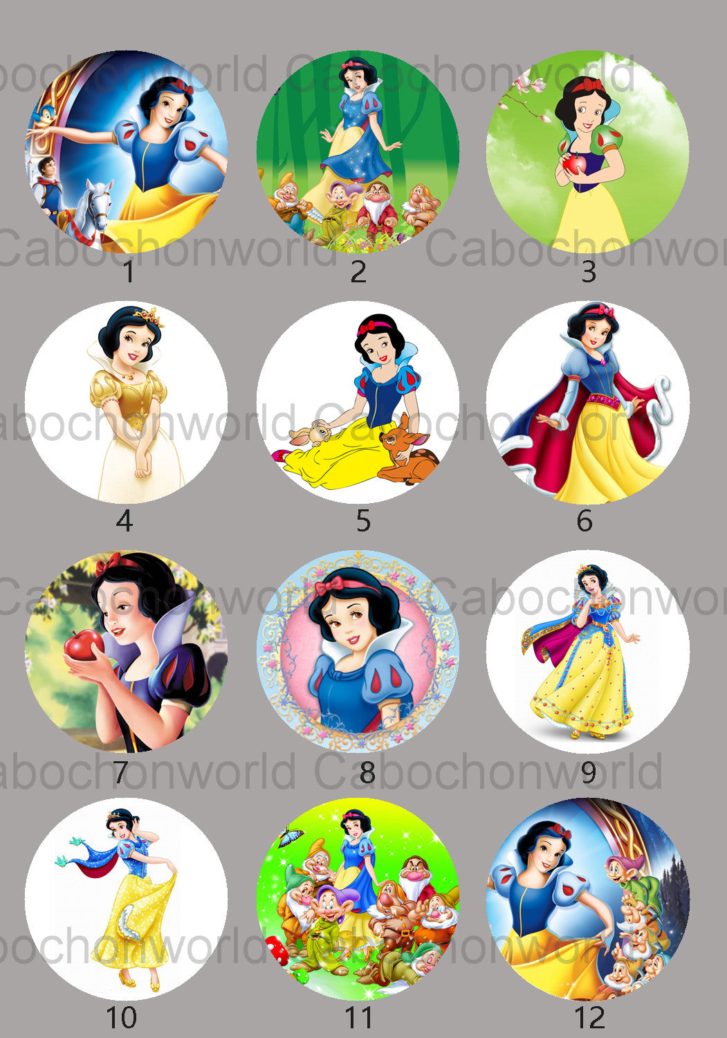 Collection Cabochon Blanche Neige CW0628