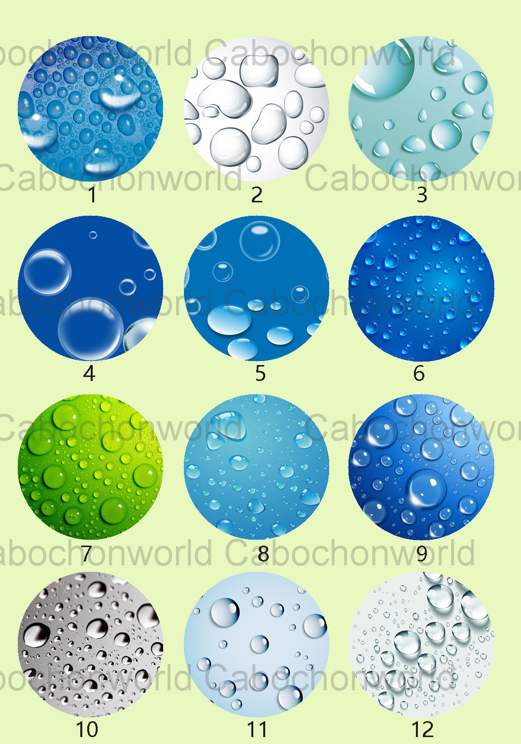 Bubble Cabochon Collection CW0633