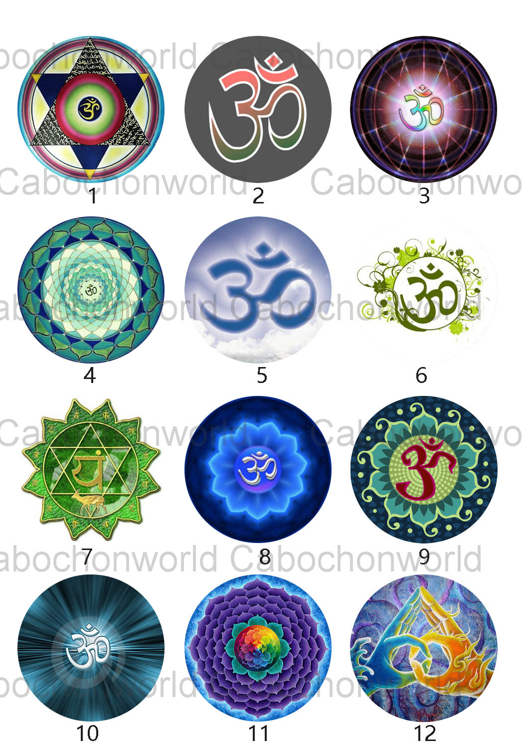 OM Symbol Cabochon Collection CW0645