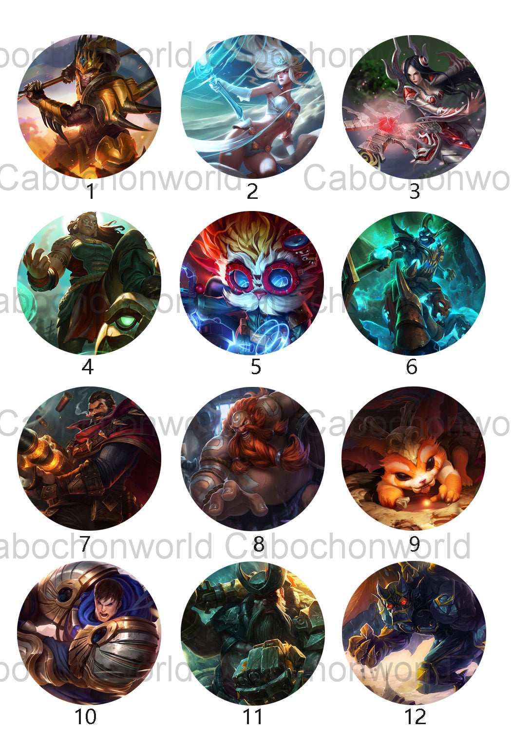 LOL Hero Cabochon Collection CW0655