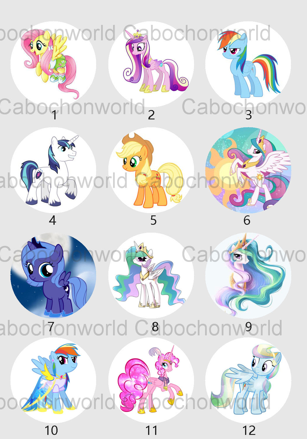 My Little Pony Cabochon Collection CW0680