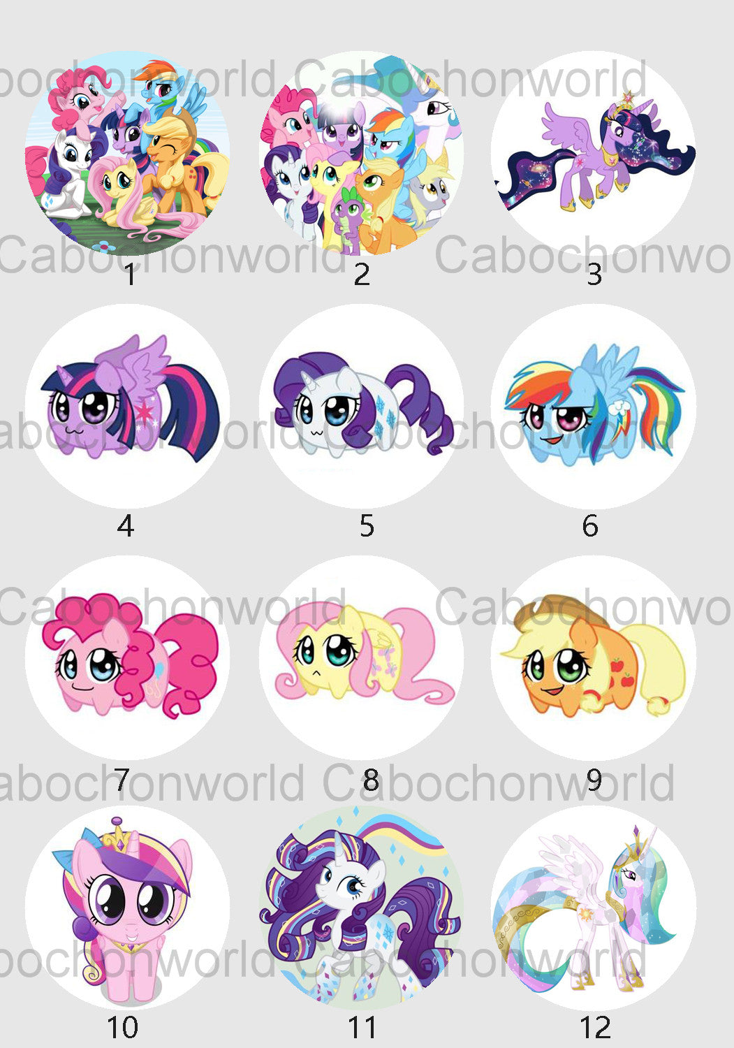 My Little Pony Cabochon Collection CW0682