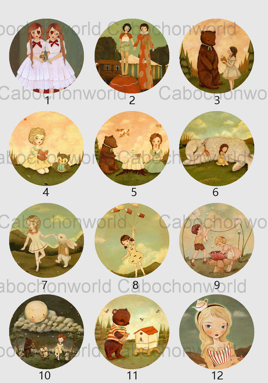 Picture Book Cabochon Collection CW0687