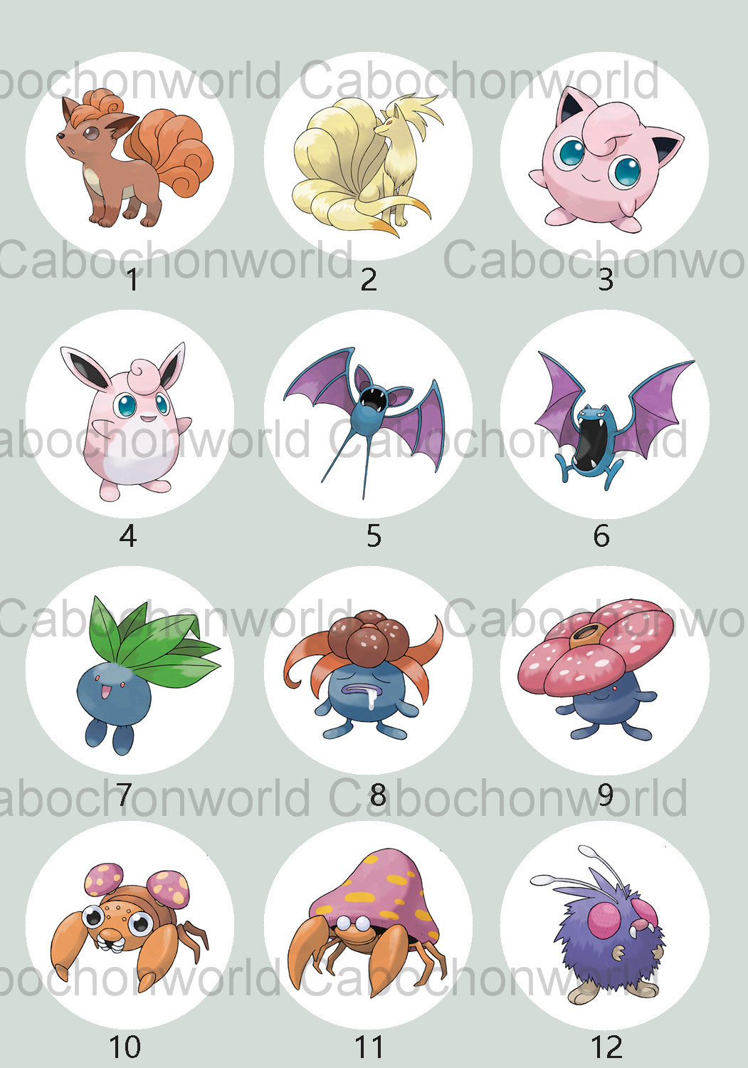 Pokemon Cabochon Collection CW0698