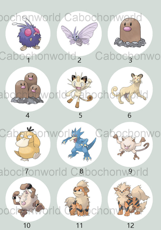 Pokemon Cabochon Collection CW0699